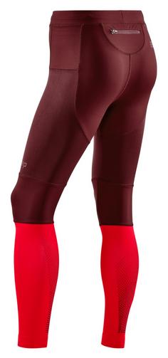 Rückansicht von CEP Run 3.0 Tights Herren dark red/lava