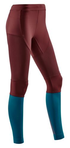 CEP Run 3.0 Tights Damen dark red/petrol