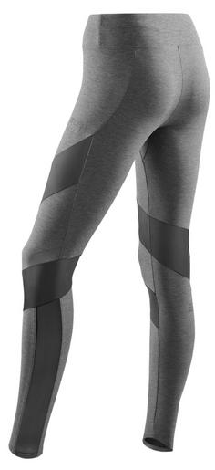 Rückansicht von CEP Training 7/8-Tights Damen grey melange