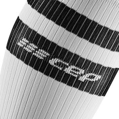 Rückansicht von CEP 80's Laufsocken Damen white/black