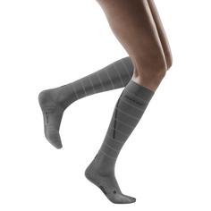 Rückansicht von CEP Reflective Laufsocken Damen grey