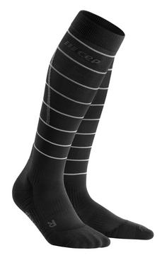 CEP Reflective Laufsocken Damen black