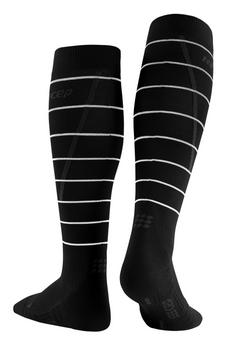 Rückansicht von CEP Reflective Laufsocken Damen black