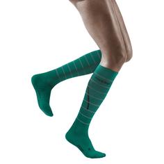 Rückansicht von CEP Reflective Laufsocken Damen green