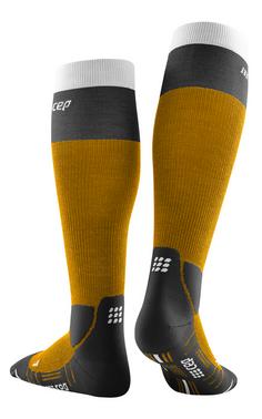 Rückansicht von CEP Hiking Light Merino Laufsocken Damen sungold/black