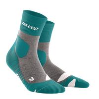 CEP Hiking Compression Mid Cut Socken Herren - forestgreen/grey