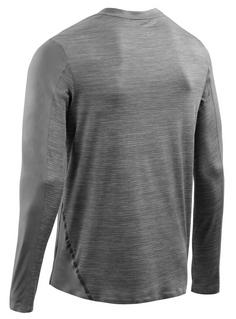 Rückansicht von CEP Run Shirt Long Laufshirt Herren grey