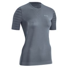 CEP Run Ultralight Shirt Short Funktionsshirt Damen grey