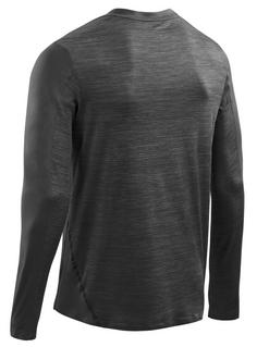 Rückansicht von CEP Run Shirt Long Laufshirt Herren black