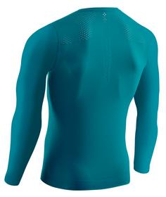 Rückansicht von CEP Run Ultralight Shirt Long Laufshirt Herren petrol