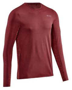 CEP Run Shirt Long Laufshirt Herren dark red