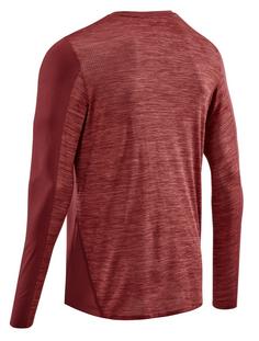 Rückansicht von CEP Run Shirt Long Laufshirt Herren dark red