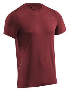 CEP Run Shirt Short Funktionsshirt Herren dark red