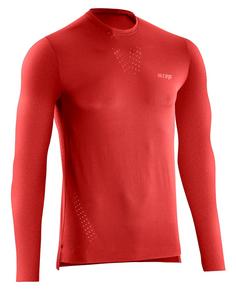 CEP Run Ultralight Shirt Long Laufshirt Herren lava