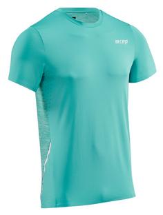 CEP Run Shirt Short Funktionsshirt Herren ocean