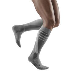 Rückansicht von CEP Cold Weather Laufsocken Herren grey