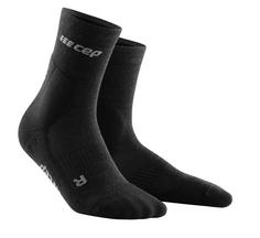 CEP Cold Weather Mid Cut Laufsocken Damen black