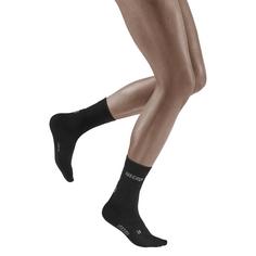 Rückansicht von CEP Cold Weather Mid Cut Laufsocken Damen black