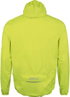 Rückansicht von PRO-X-elements AIR JACKET Fahrradjacke Neongelb