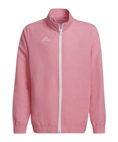 adidas Entrada 22 Präsentationsjacke Kids Trainingsjacke Kinder rosa