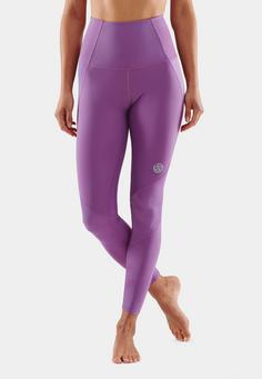 Rückansicht von Skins S3 Skyscraper Tights Damen Amethyst