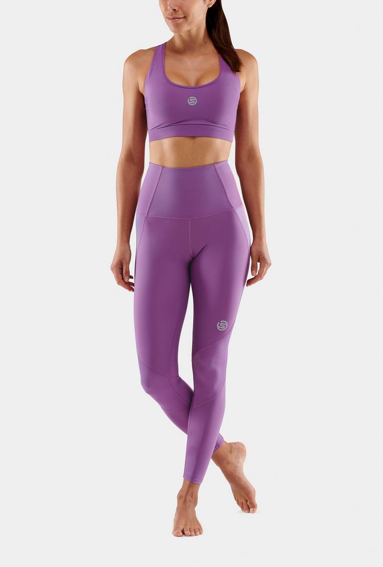 Skins Skins S3 Skyscraper Tights Damen - Amethyst - 3 | SportScheck