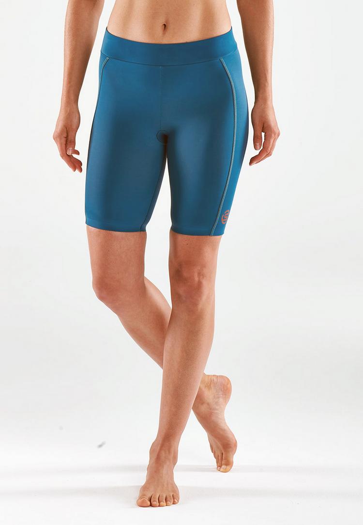 Skins Skins S5 Half Tights Tights Damen - Teal - 0 | SportScheck