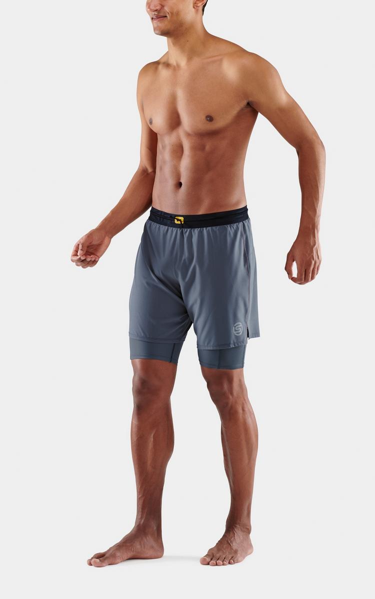 Skins Skins S3 Superpose Tights Herren - charcoal - 2 | SportScheck