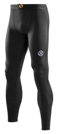 Skins S3 T&R Long Tight Tights Herren black