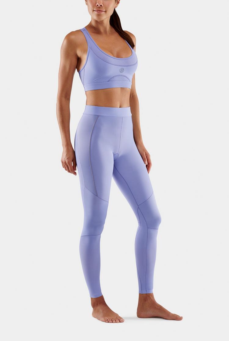 Skins Skins S5 Long Tights Tights Damen - Thistle Down - 2 | SportScheck