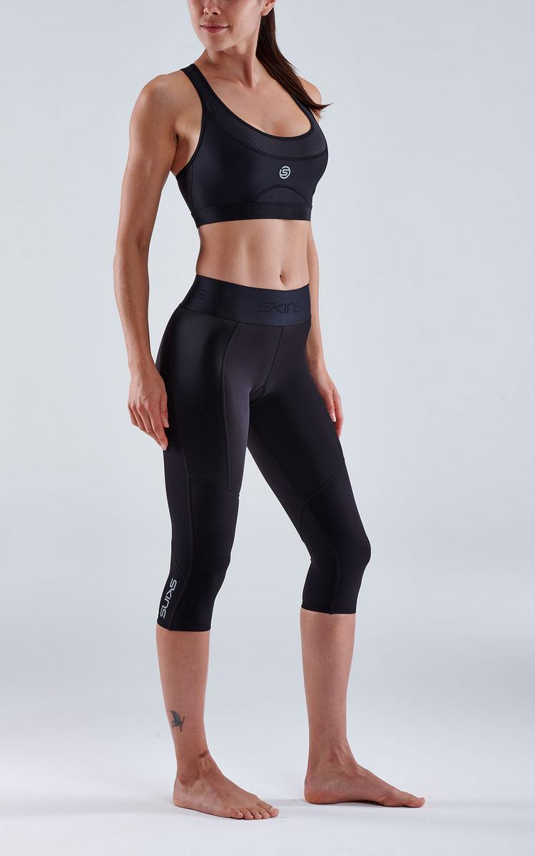 Skins Skins S3 Thermal 3/4 Tight Tights Damen - black - 3 | SportScheck