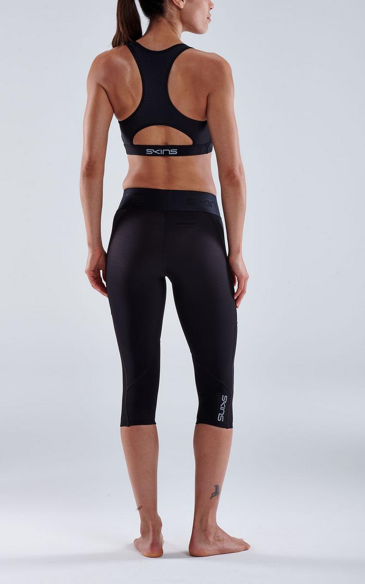 Skins Skins S3 Thermal 3/4 Tight Tights Damen - black - 4 | SportScheck