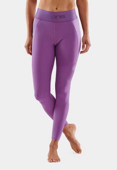 Rückansicht von Skins S3 Thermal Long Tight Tights Damen Amethyst