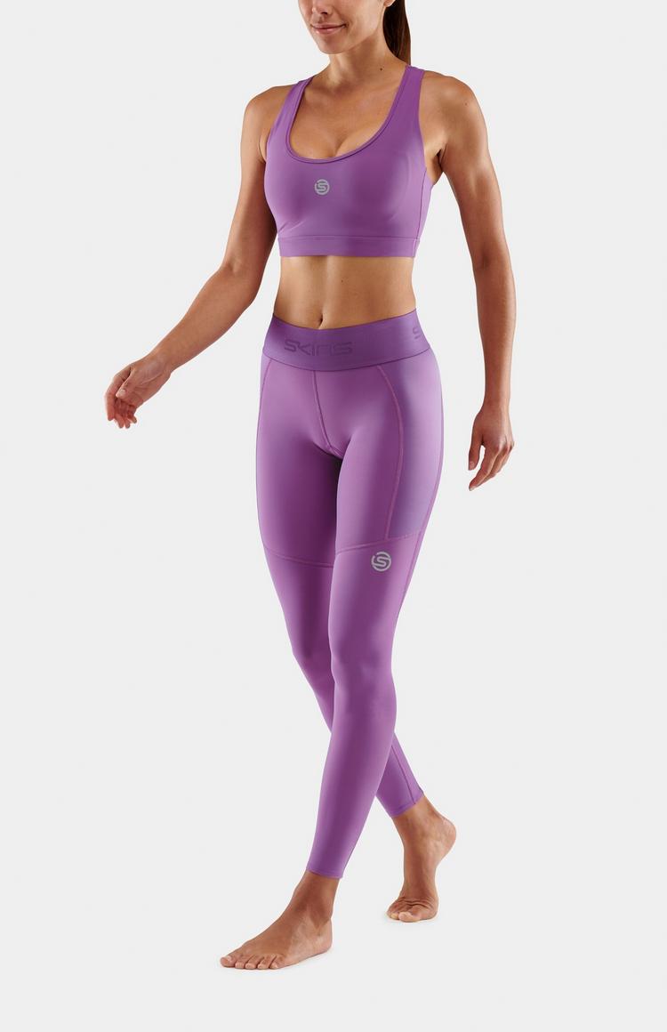 Skins Skins S3 Thermal Long Tight Tights Damen - Amethyst - 1 | SportScheck