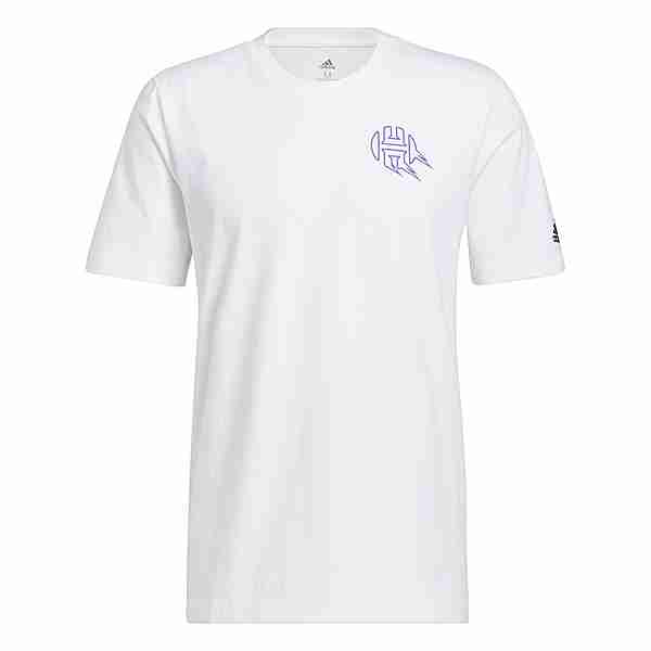 adidas Avatar James Harden Graphic T-Shirt T-Shirt Herren Weiß