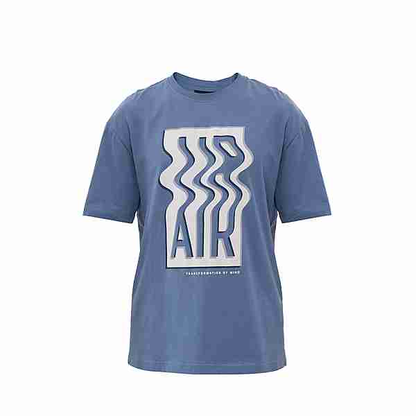 Finn Flare T-Shirt Herren grey-blue