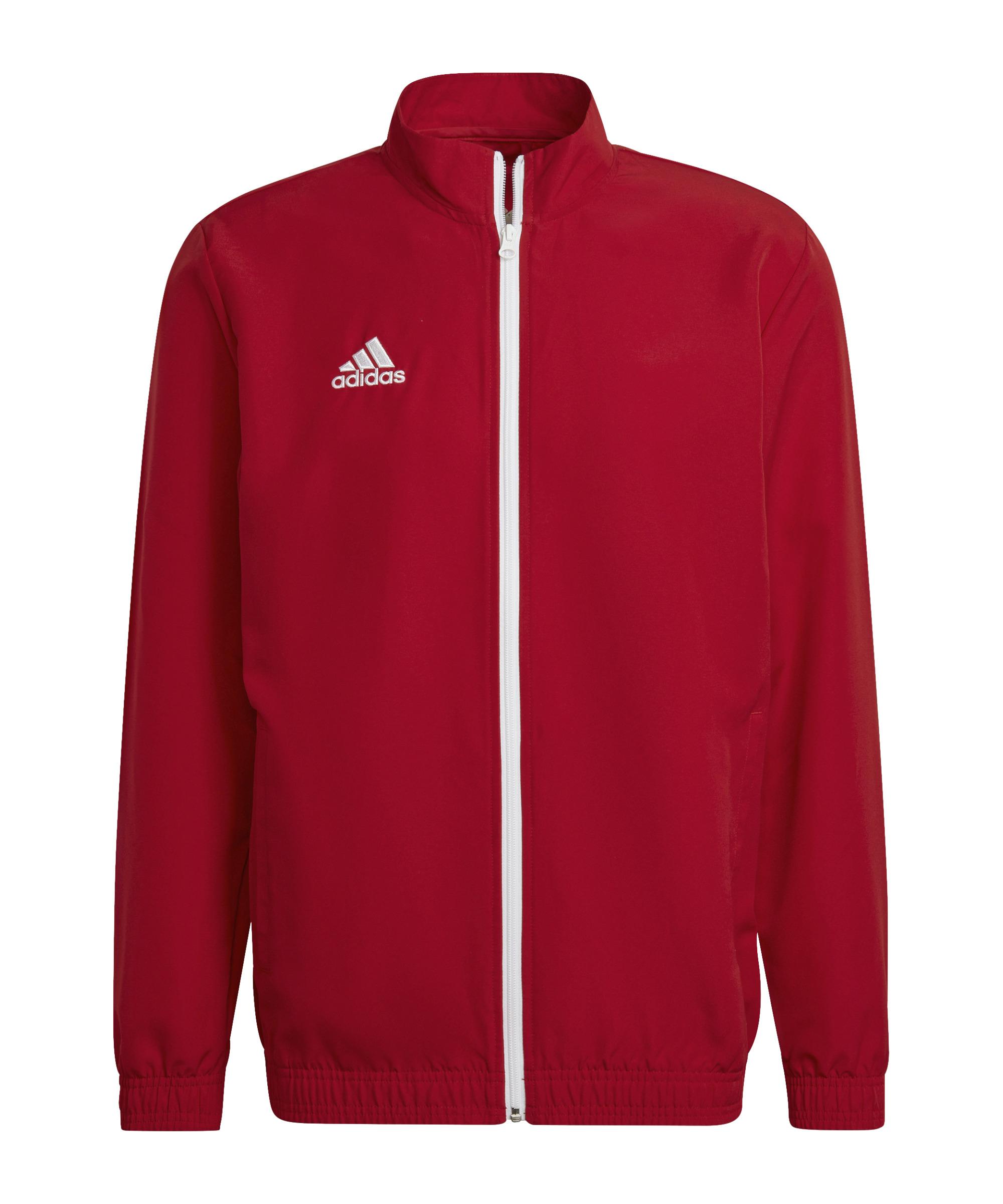 Adidas Entrada 22 Prasentationsjacke Trainingsjacke Herren rot im Online Shop von SportScheck kaufen