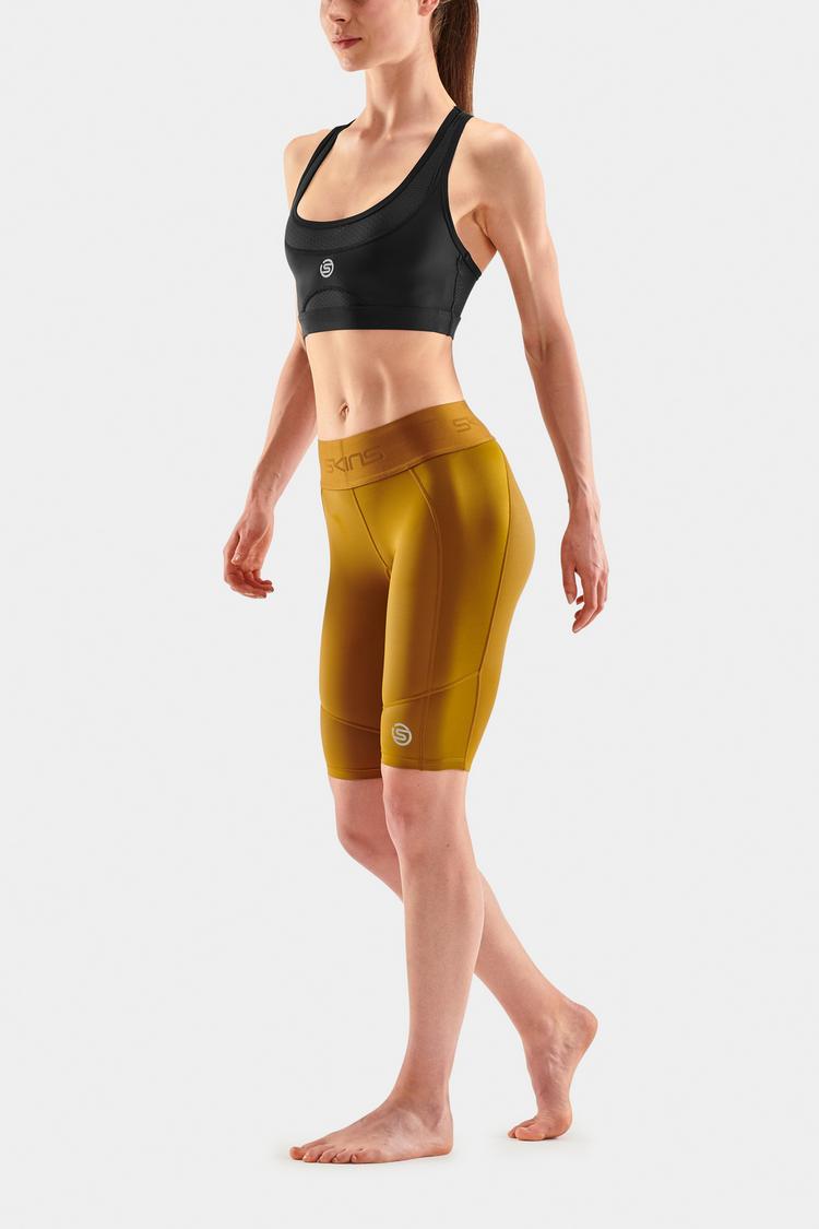 Skins Skins S3 Half tights Tights Damen - Bronze - 2 | SportScheck