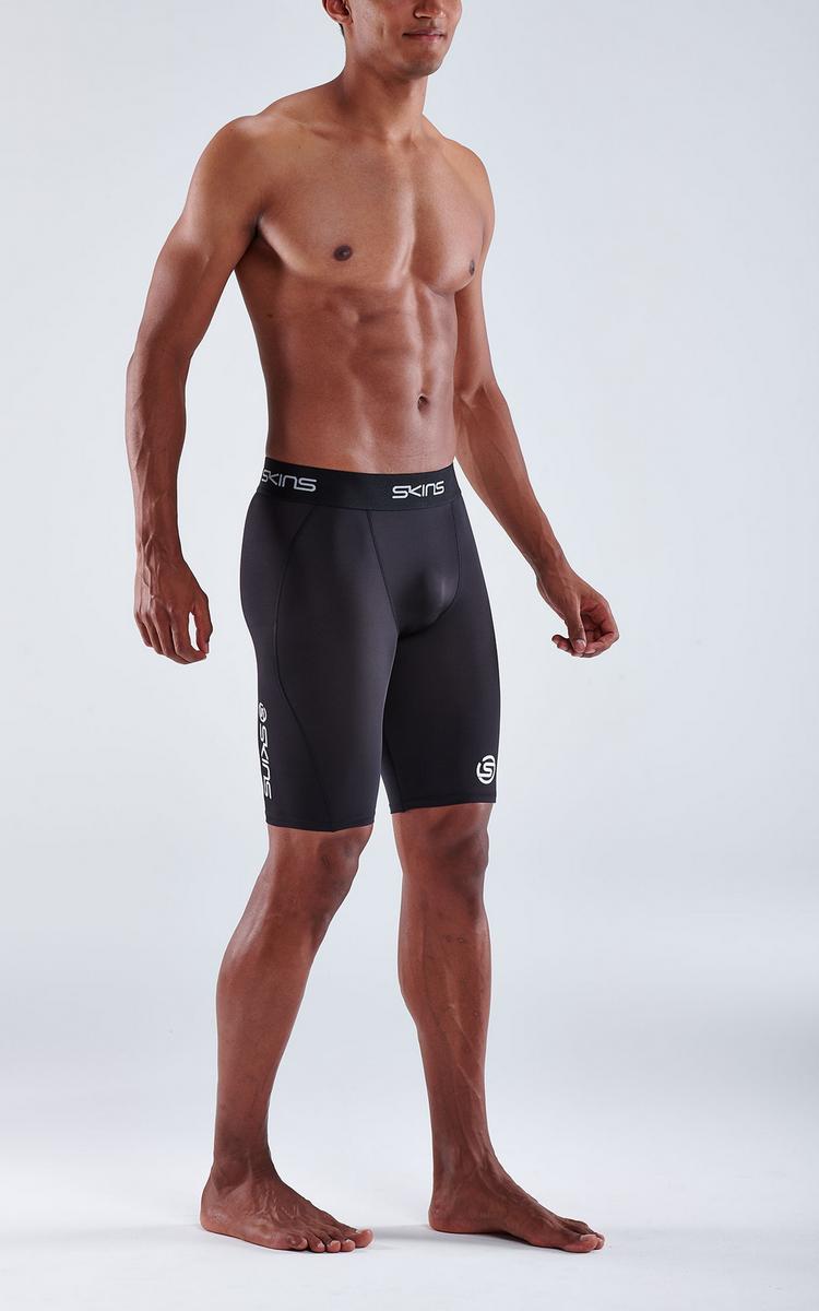 Skins Skins S1 Half tights Tights Herren - black - 3 | SportScheck