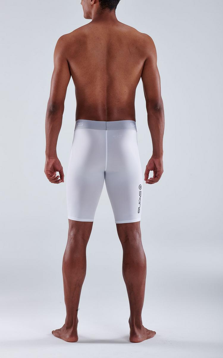 Skins Skins S1 Half tights Tights Herren - white - 4 | SportScheck