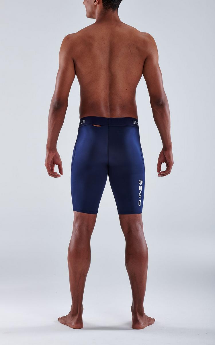 Skins Skins S1 Half tights Tights Herren - navy blue - 4 | SportScheck