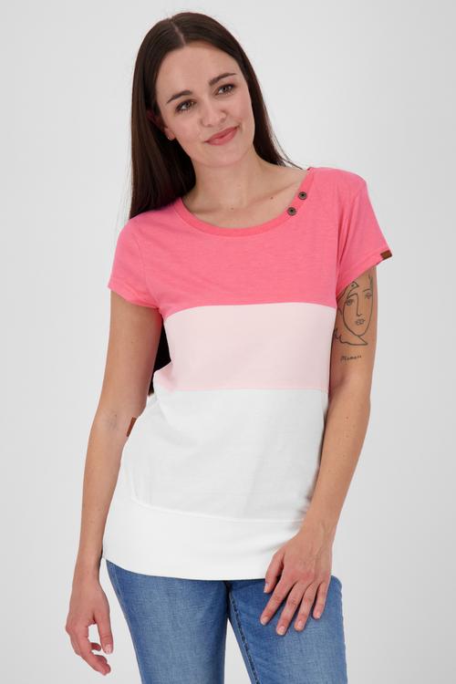 Rückansicht von ALIFE AND KICKIN CoraAK T-Shirt Damen flamingo