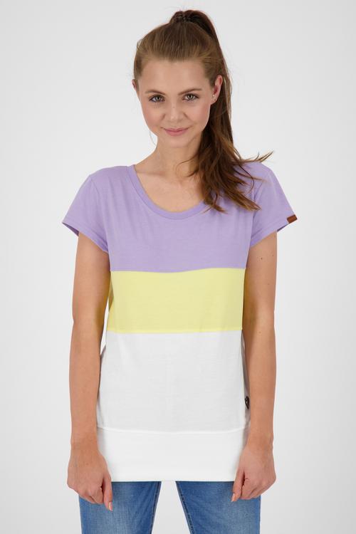 Rückansicht von ALIFE AND KICKIN CoraAK T-Shirt Damen lavender