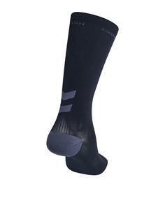 Rückansicht von hummel Elite Compression Sock Socken Fußballstrümpfe Schwarz