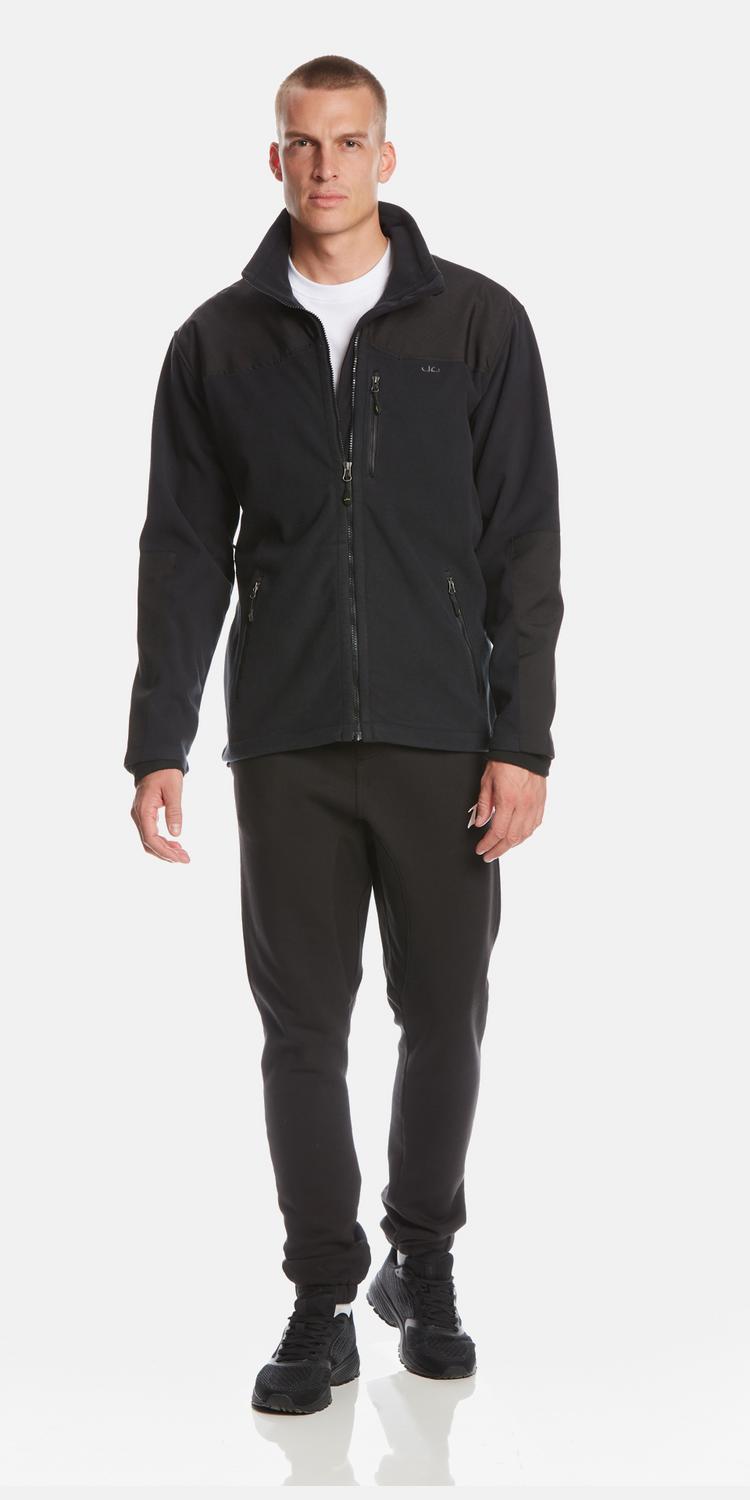 Jeff Green Jeff Green Aron Fleecejacke Herren - Black - 2 | SportScheck