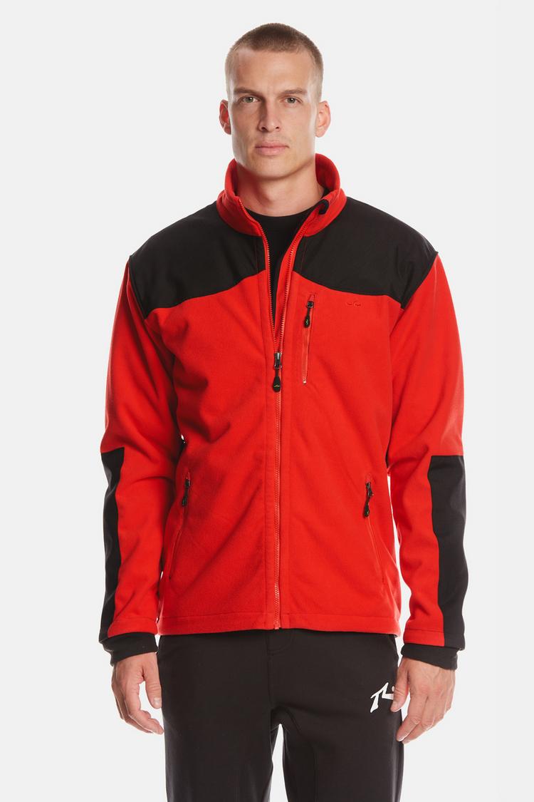 Jeff Green Jeff Green Aron Fleecejacke Herren - Red - 0 | SportScheck