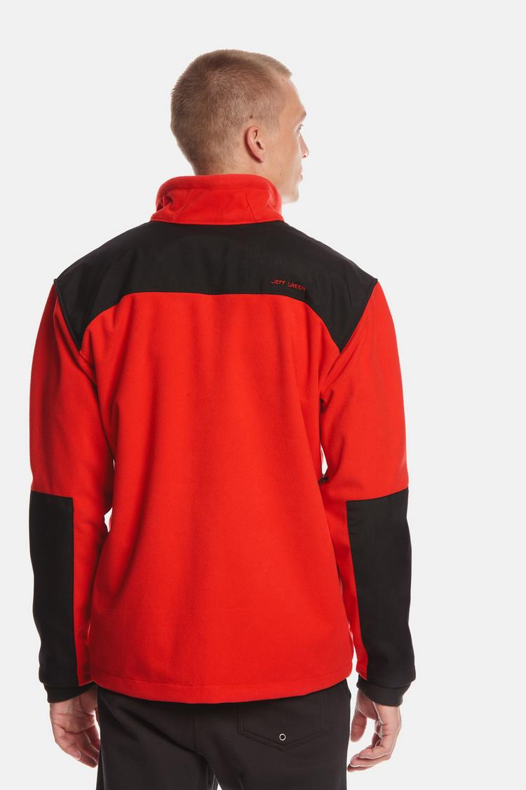 Jeff Green Jeff Green Aron Fleecejacke Herren - Red - 1 | SportScheck