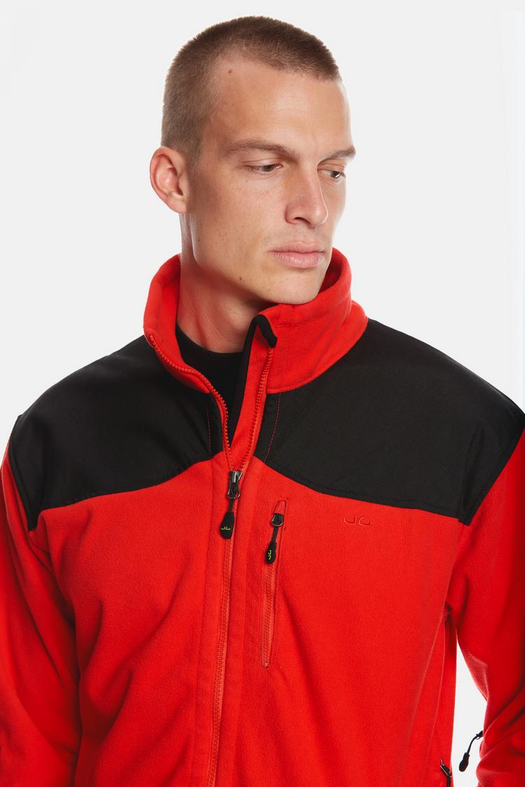 Jeff Green Jeff Green Aron Fleecejacke Herren - Red - 3 | SportScheck