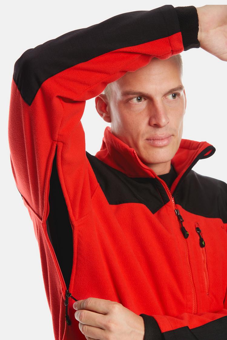 Jeff Green Jeff Green Aron Fleecejacke Herren - Red - 5 | SportScheck