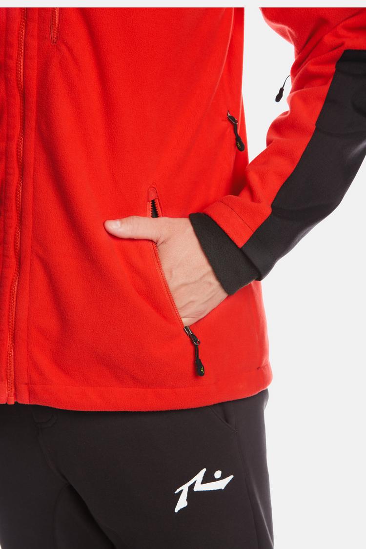 Jeff Green Jeff Green Aron Fleecejacke Herren - Red - 6 | SportScheck